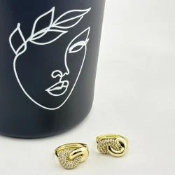 Cercei placati aur 18k