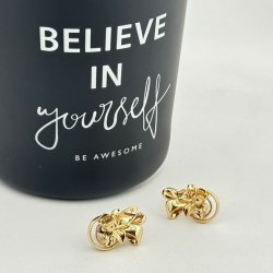 Cercei placati aur 18k 