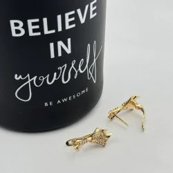 Cercei placati aur 18k