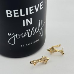 Cercei placati aur 18k