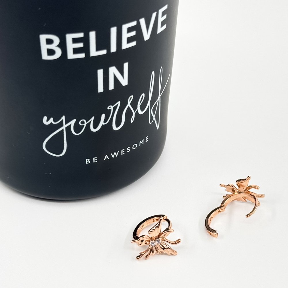 Cercei placati aur 18k 