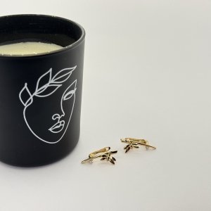 Cercei placati aur 18k 