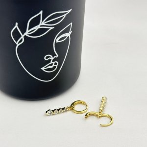Cercei placati aur 18k Cercei placati aur 18k