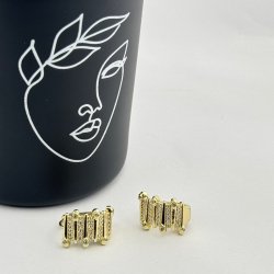 Cercei placati aur 18k