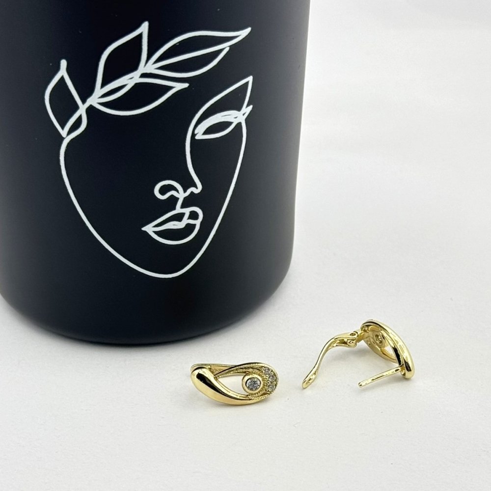 Cercei placati aur 18k