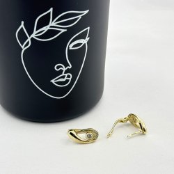 Cercei placati aur 18k