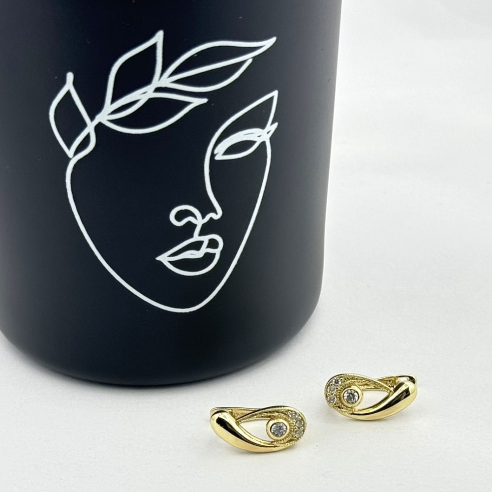Cercei placati aur 18k