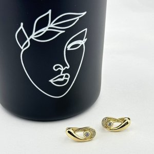 Cercei placati aur 18k