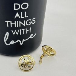 Cercei placati aur 18k