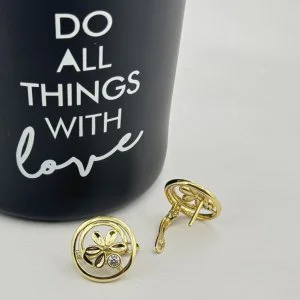 Cercei placati aur 18k
