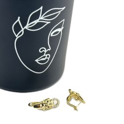 Cercei placati aur 18k 