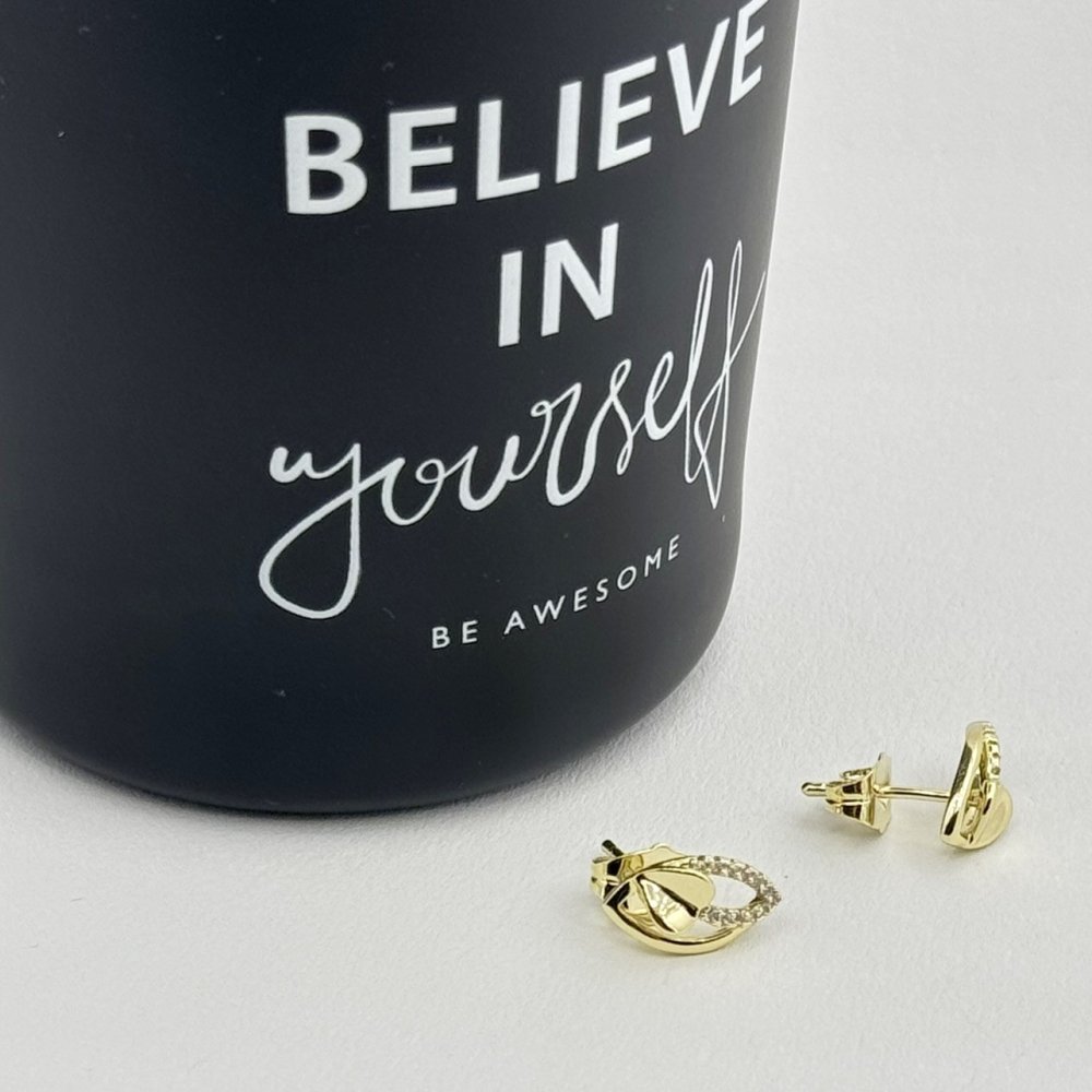 Cercei placati aur 18k