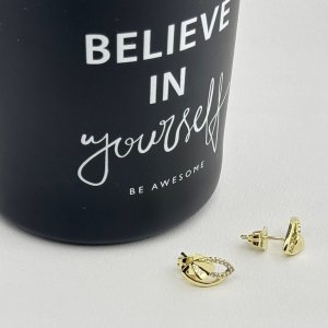 Cercei placati aur 18k