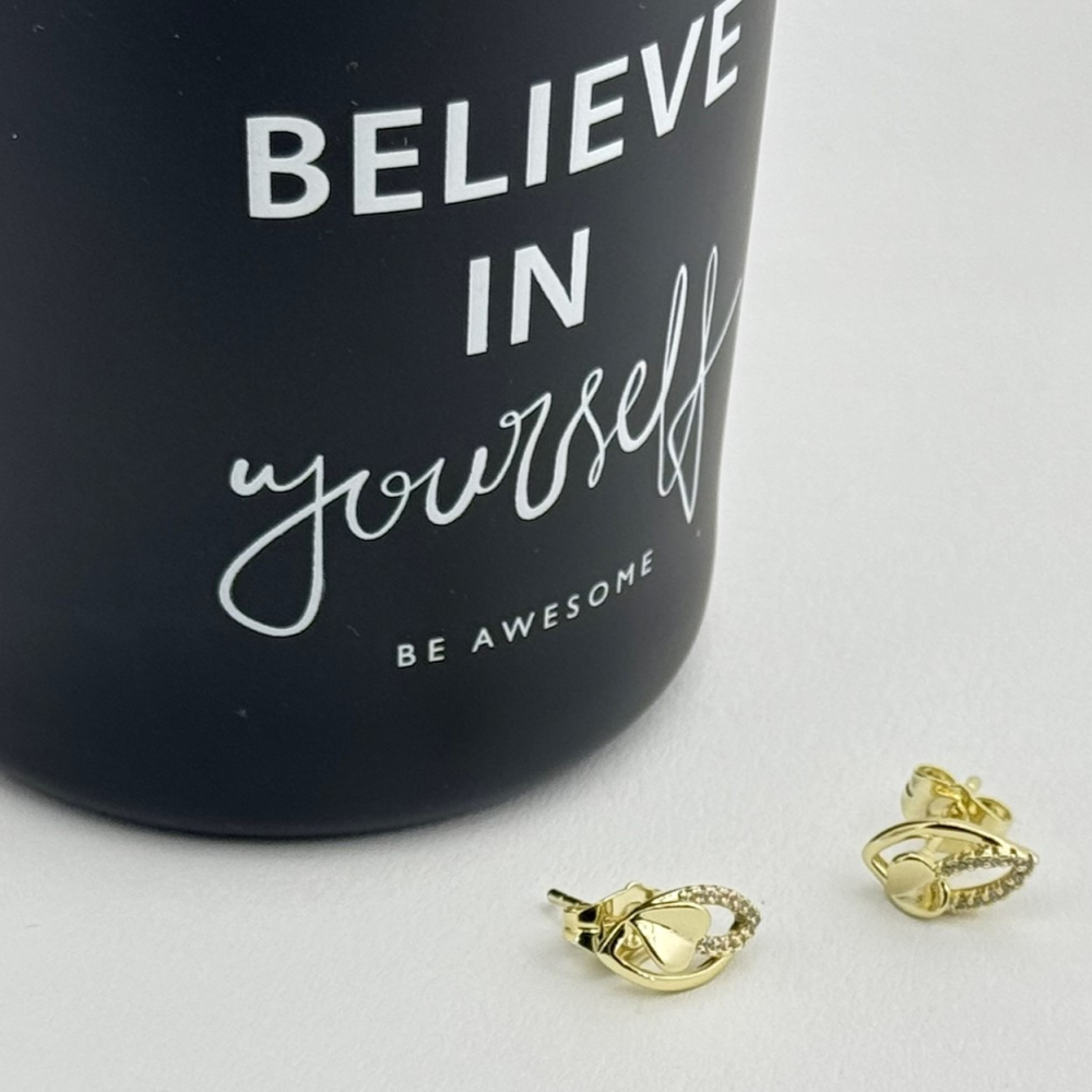 Cercei placati aur 18k