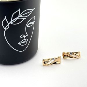 Cercei placati aur 18k