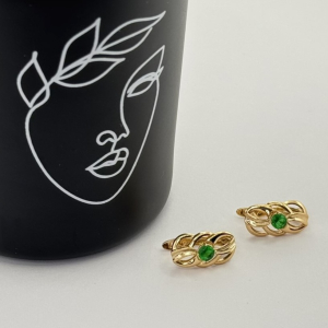 Cercei placati aur 18k 