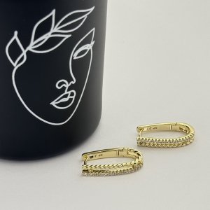 Cercei placati aur 18k