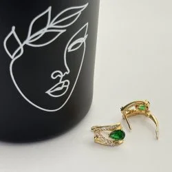 Cercei placati aur 18k