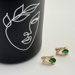 Cercei placati aur 18k