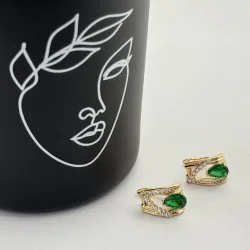 Cercei placati aur 18k