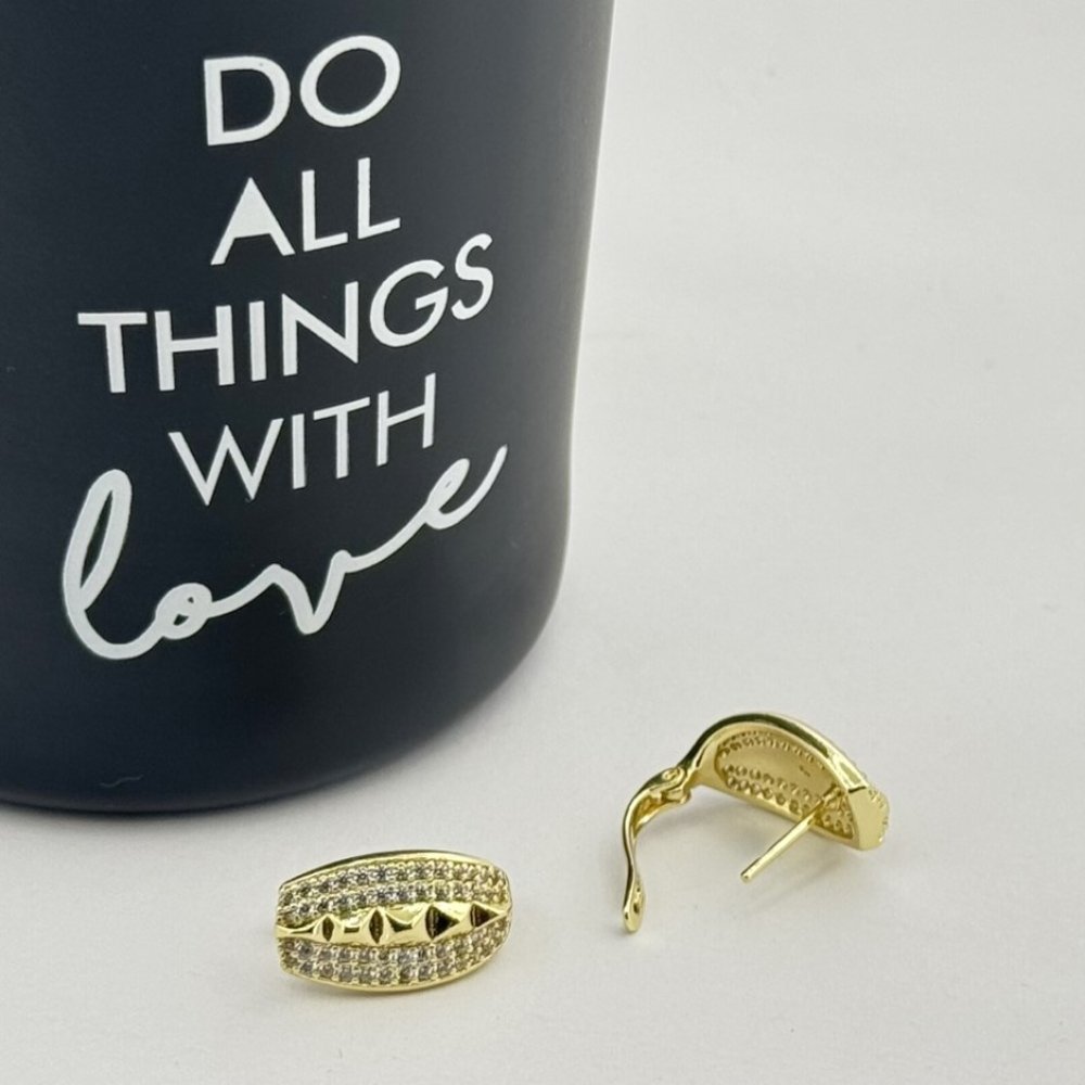 Cercei placati aur 18k