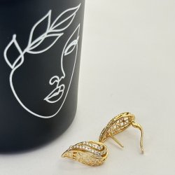 Cercei placati aur 18k Cercei placati aur 18k