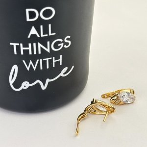 Cercei placati aur 18k