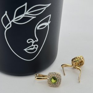 Cercei placati aur 18k
