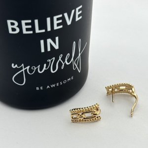 Cercei placati aur 18k