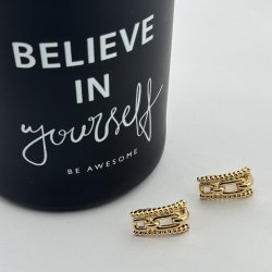 Cercei placati aur 18k