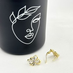 Cercei placati aur 18k Cercei placati aur 18k