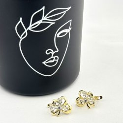 Cercei placati aur 18k