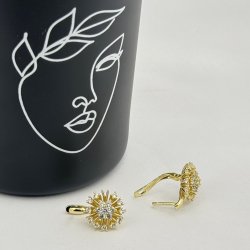 Cercei placati aur 18k