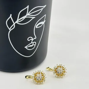 Cercei placati aur 18k