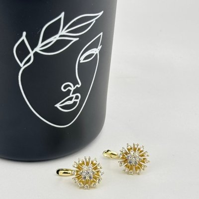 Cercei placati aur 18k