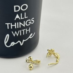 Cercei placati aur 18k