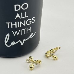 Cercei placati aur 18k