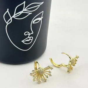 Cercei placati aur 18k Cercei placati aur 18k