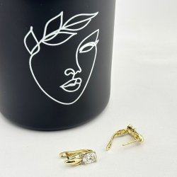 Cercei placati aur 18k