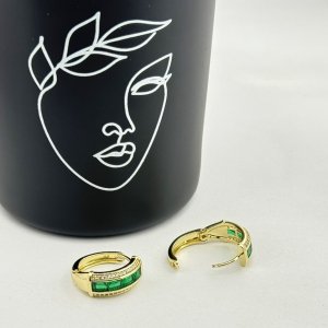 Cercei placati cu aur 18K – CRISSA
