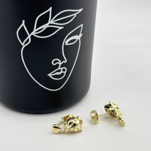 Cercei placati cu aur 18K – CRISSA