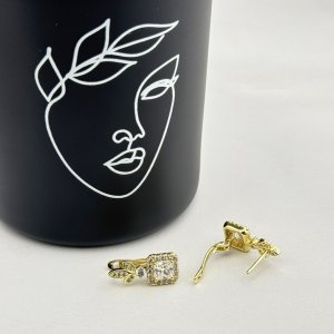 Cercei placati cu aur 18K – CRISSA