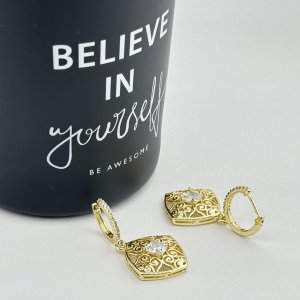 Cercei placati cu aur 18K – CRISSA