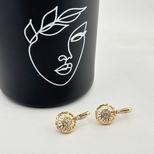 Cercei placati cu aur 18K – CRISSA
