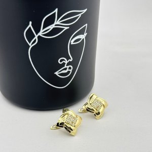 Cercei placati cu aur 18K – CRISSA