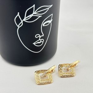 Cercei placati cu aur 18K – CRISSA