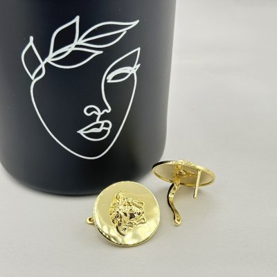 Cercei placati cu aur 18K – CRISSA