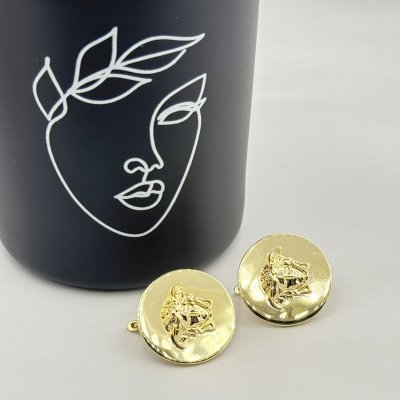 Cercei placati cu aur 18K – CRISSA