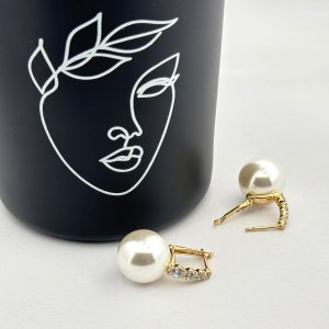 Cercei placati cu aur 18K – CRISSA