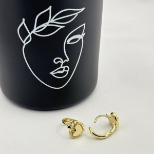 Cercei placati cu aur 18K – CRISSA